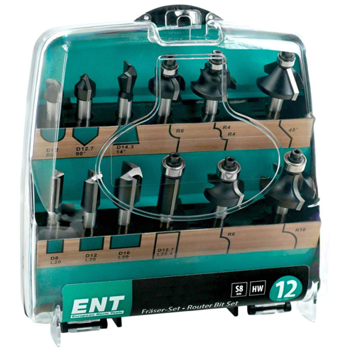 ENT 12-delige frezenset