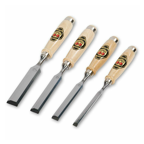 Kirschen steekbeitelset met houten heft, 4-delig