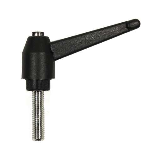 Verstelbare spangreep 65x15 mm Ø 23 mm M6 x 25 mm uitwendige draad