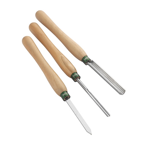 Record spindle houtdraaibeitelset 3-delig