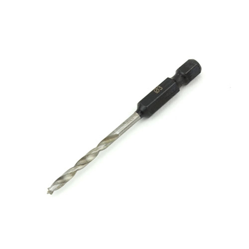 Fisch houtspiraalboor 3,0 mm met 1/4