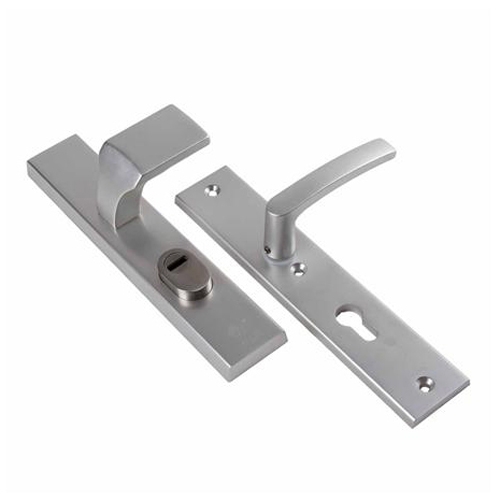 AMI voordeur veiligheidsgarnituur met kerntrekbeveiliging SKG*** aluminium PC 55