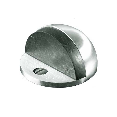 Deurbuffer voor vloermontage rvs look Ø 45mm