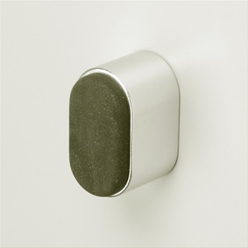 Deurbuffer voor wandmontage 25mm aluminium