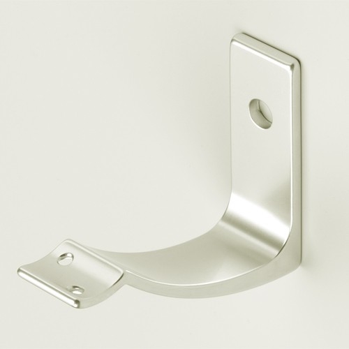 Leuninghouder Elegant licht met hol zadel voor stokschroefbevestiging aluminium